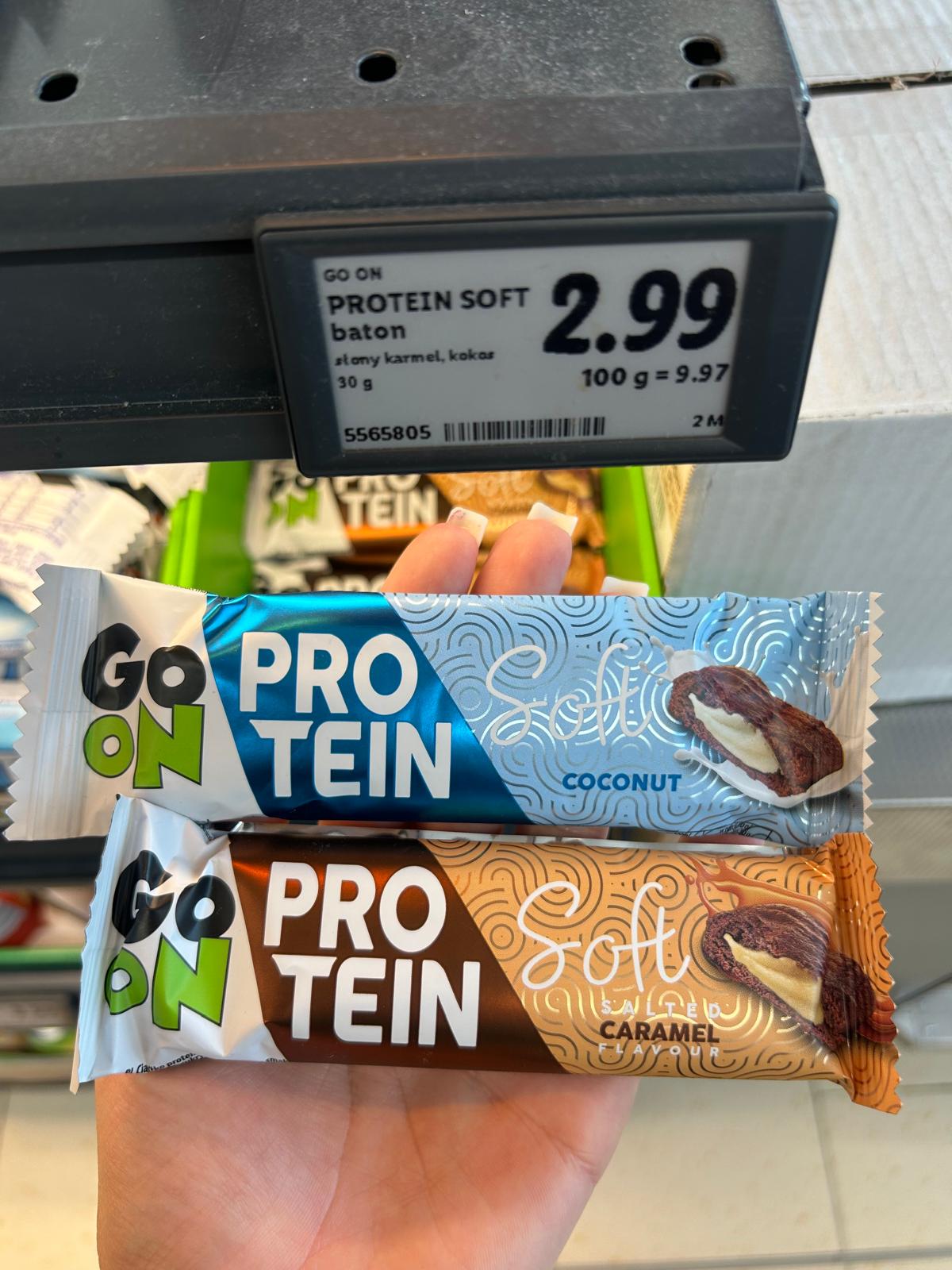 Sante Go On Soft Protein Coconut/Caramel – bez dodatku cukru [2.99zł, 138kcal, 6.9g białka]