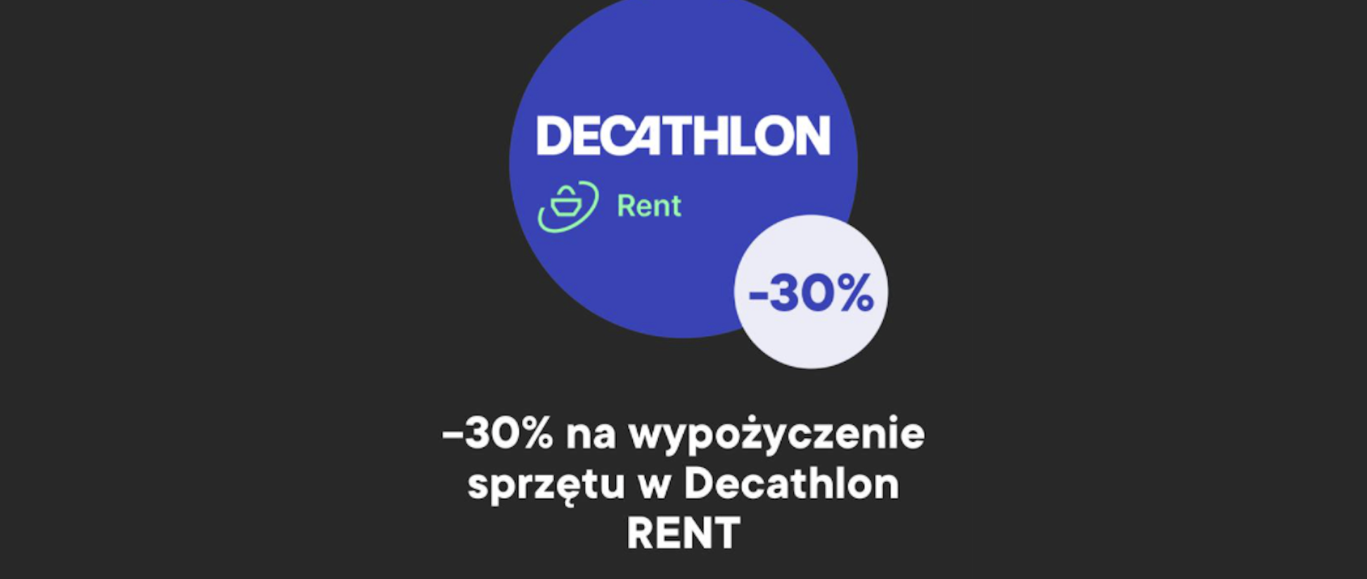 Kod na -30% do Decathlon – wypożycz sprzęt w Decathlonie za 400 żappsów!