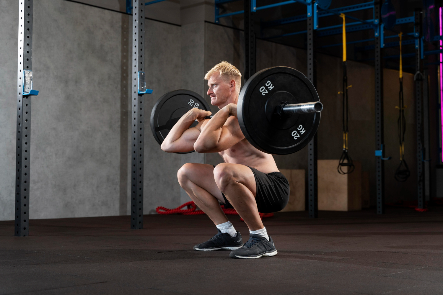 Front squats, czyli przysiady ze sztangą z przodu –  Jak poprawnie wykonywać?