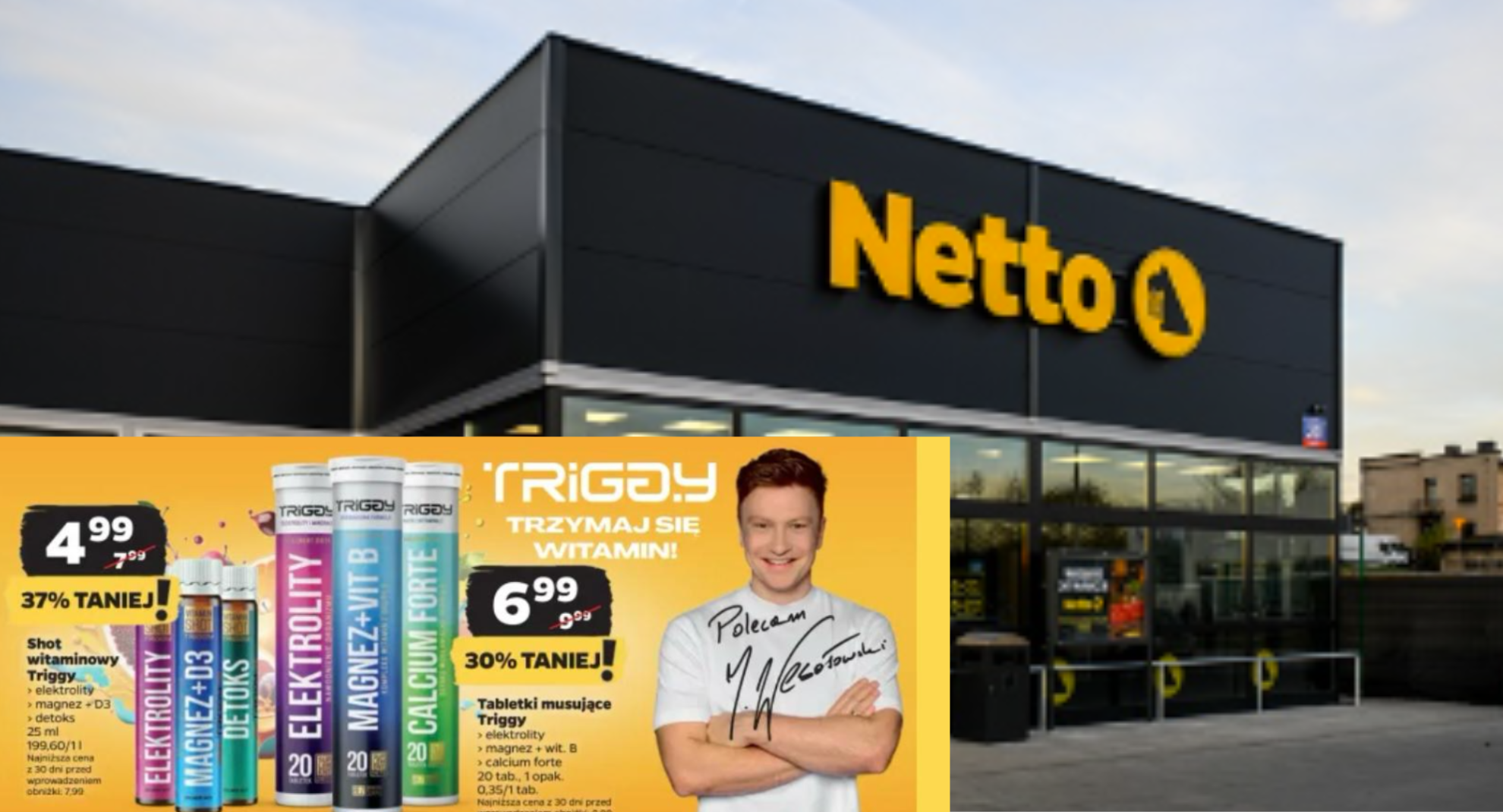 Shot witaminowy Triggy oraz Tabletki Musujące Triggy – Promocje Netto